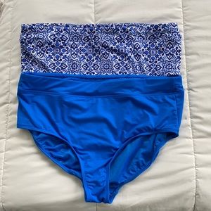 Land’s End High Waist Bathing Suit Bottoms 16